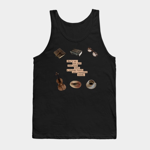 For all the Dark Academia lovers Tank Top by MasterMug